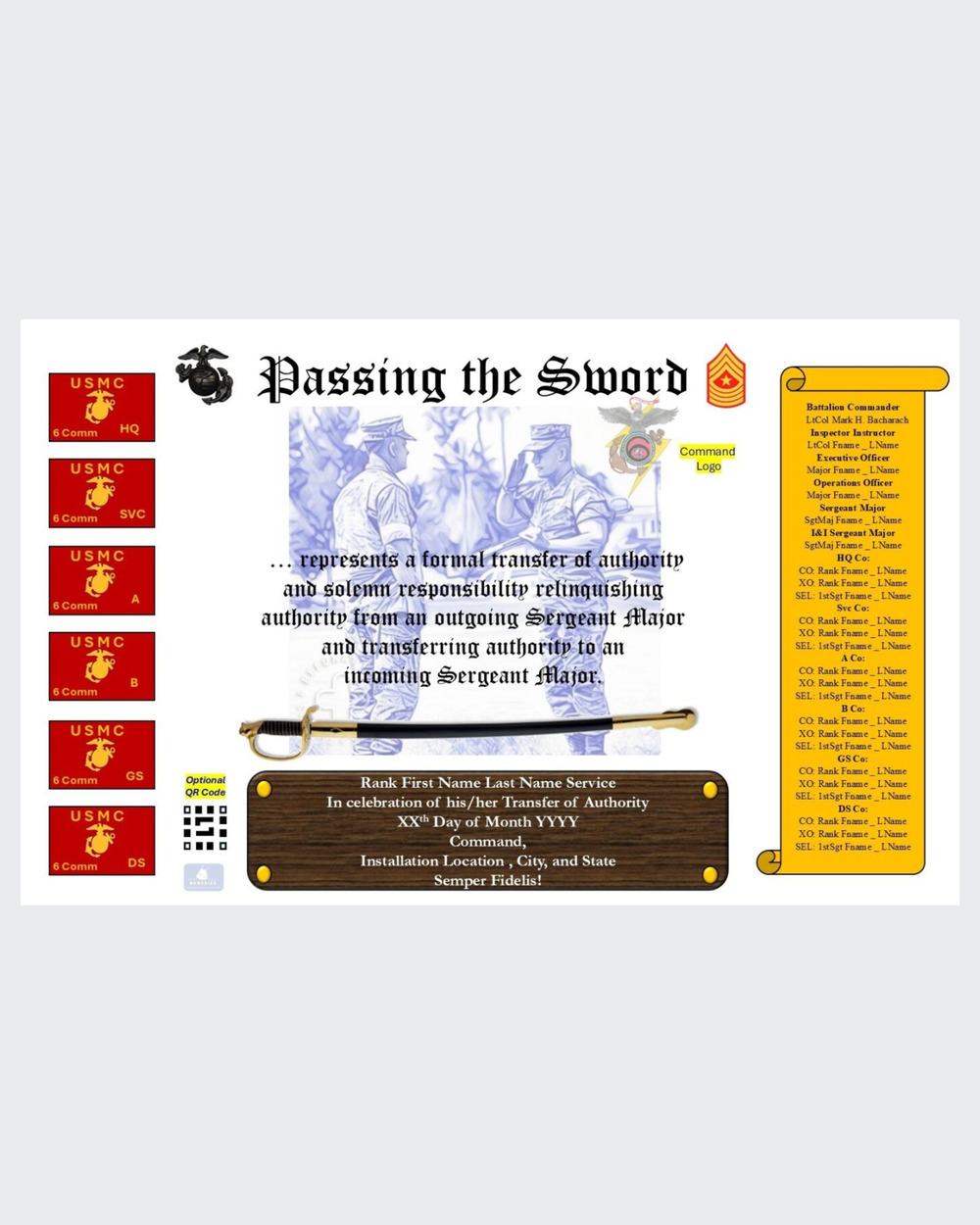 Passing the Sword